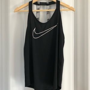 Nike Dri-fit black tank top women’s size medium